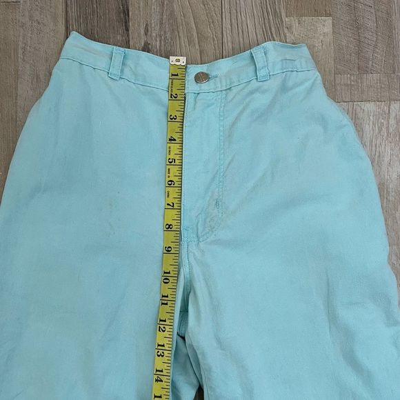 Vintage | 1980s Sky Blue Rainbow Pants - Picture 11 of 16